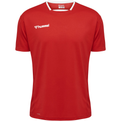 hummel Authentic Polyester kurzarm Trikot Kinder true red...