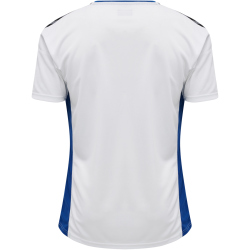 hummel Authentic Polyester kurzarm Trikot Kinder white/true blue 164