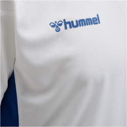 hummel Authentic Polyester kurzarm Trikot Kinder white/true blue 164