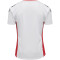 hummel Authentic Polyester kurzarm Trikot Kinder white/true red 116