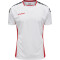 hummel Authentic Polyester kurzarm Trikot Kinder white/true red 116