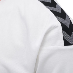 hummel Authentic Polyester kurzarm Trikot Kinder white/true red 128