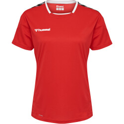 hummel Authentic Polyester kurzarm Trikot Damen true red XS