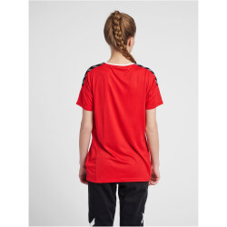 hummel Authentic Polyester kurzarm Trikot Damen true red XS
