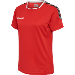 hummel Authentic Polyester kurzarm Trikot Damen true red L