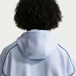 NIKE Sportswear Air Fleece Hoodie Herren 407 - hydrogen blue/black S