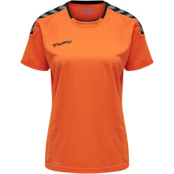 hummel Authentic Polyester kurzarm Trikot Damen tangerine S