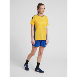 hummel Authentic Polyester kurzarm Trikot Damen sports yellow/true blue XXL