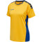hummel Authentic Polyester kurzarm Trikot Damen sports yellow/true blue XXL