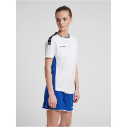 hummel Authentic Polyester kurzarm Trikot Damen white/true blue XL