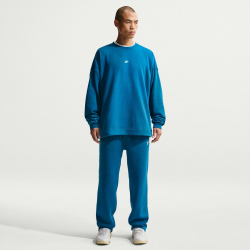 NIKE Sportswear Club French Terry Oversize Sweatshirt Herren 476 - court blue/white S