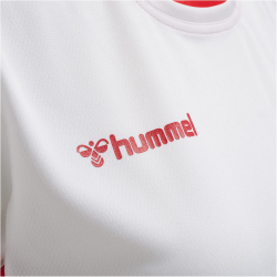 hummel Authentic Polyester kurzarm Trikot Damen white/true red XS