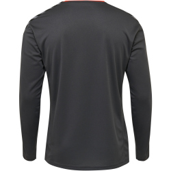 hummel Authentic Polyester langarm Trikot Herren asphalt S