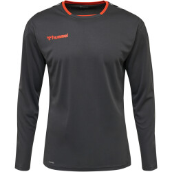 hummel Authentic Polyester langarm Trikot Herren asphalt S