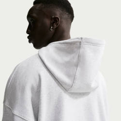 NIKE Sportswear Club French Terry Oversize Hoodie Herren 051 - birch heather/white/white XS