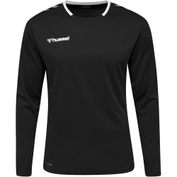 hummel Authentic Polyester langarm Trikot Herren black/white S
