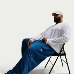 NIKE Sportswear Club Fleece Oversize Jogginghose Herren 476 - court blue/court blue/white L