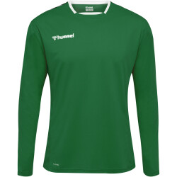 hummel Authentic Polyester langarm Trikot Herren evergreen S