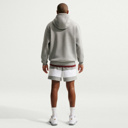NIKE Sportswear Club Fleece Hoodie Herren 063 - dk grey heather/lt smoke grey/white S