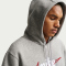 NIKE Sportswear Club Fleece Hoodie Herren 063 - dk grey heather/lt smoke grey/white S