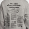 NIKE Sportswear Club Fleece Sweatshirt Herren 063 - dk grey heather/white XS