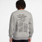NIKE Sportswear Club Fleece Sweatshirt Herren 063 - dk grey heather/white XS