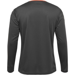 hummel Authentic Polyester langarm Trikot Kinder asphalt 152