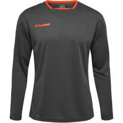 hummel Authentic Polyester langarm Trikot Kinder asphalt 152