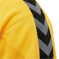 hummel Authentic Polyester langarm Trikot Kinder sports yellow/black 152