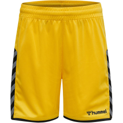 hummel Authentic Polyester Shorts Herren sports yellow/black S