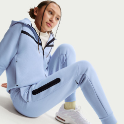 NIKE Sportswear Tech Fleece Jogginghose Mädchen 057 - ghost/black/black M (137-146 cm)