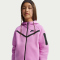 NIKE Sportswear Tech Fleece Kapuzenjacke Mädchen 503 - lt magenta/black/black L (146-156 cm)