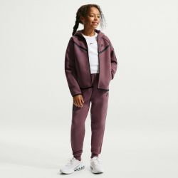 NIKE Sportswear Tech Fleece Kapuzenjacke Mädchen 502 - tattoo/black/black M (137-146 cm)