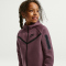 NIKE Sportswear Tech Fleece Kapuzenjacke Mädchen 502 - tattoo/black/black M (137-146 cm)