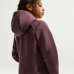 NIKE Sportswear Tech Fleece Kapuzenjacke Mädchen 502 - tattoo/black/black L (146-156 cm)
