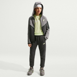 NIKE Sportswear Tech Fleece Jogginghose Jungen 061 - anthracite/black/lt liquid lime S (128-137 cm)