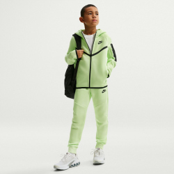 NIKE Sportswear Tech Fleece Kapuzenjacke Jungen 360 - lt liquid lime/black/black XL (158-170 cm)