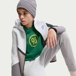 NIKE Sportswear Tech Fleece Kapuzenjacke Jungen 025 - photon dust/college grey/sapphire S (128-137 cm)