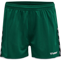 hummel Authentic Polyester Shorts Damen evergreen XS