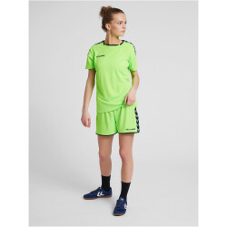 hummel Authentic Polyester Shorts Damen green gecko XS
