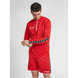 hummel Authentic 1/2-Zip Sweatshirt Herren true red S