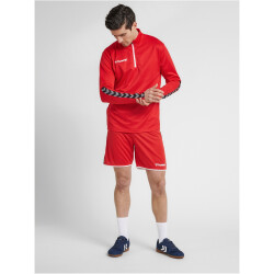 hummel Authentic 1/2-Zip Sweatshirt Herren true red S