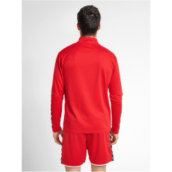 hummel Authentic 1/2-Zip Sweatshirt Herren true red S