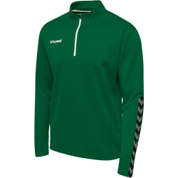 hummel Authentic 1/2-Zip Sweatshirt Herren evergreen XXL