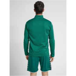hummel Authentic 1/2-Zip Sweatshirt Herren evergreen XXL