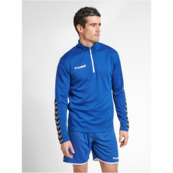 hummel Authentic 1/2-Zip Sweatshirt Herren true blue L
