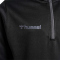 hummel Authentic 1/2-Zip Sweatshirt Kinder black/asphalt 116