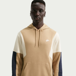 NIKE Club Fleece Kapuzen-Trainingsanzug Herren 297 - parachute beige/obsidian/lt khaki/white S