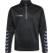 hummel Authentic 1/2-Zip Sweatshirt Kinder black/asphalt 164