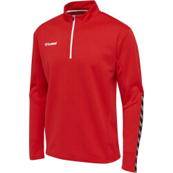 hummel Authentic 1/2-Zip Sweatshirt Kinder true red 116